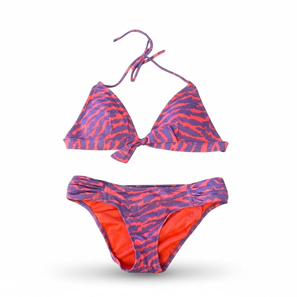Victoria's Secret  Bikini - Purple and Orange- Too M Bottoms S